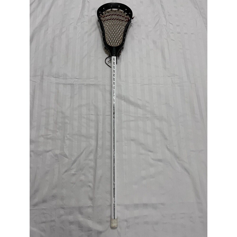 Vintage Brine Shotgun Lacrosse Stick White Brine Alloy Shaft OG Strung Rare 43”